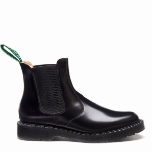 Botas Dealer Solovair Hi-Shine Mujer Negras | S0-900-BK-G-030