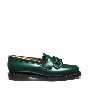 Mocasines Solovair Hi-Shine Tassel Mujer Verde | S0-1022-GN-G-030