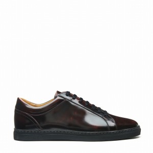 Zapatillas Solovair Rub-off 070 Mujer Burdeos | S7-070-BUR-RO-G-030
