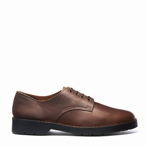 Zapatos Gibson Solovair Gaucho Crazy Horse 4 Eye Hombre Marrones | 390-015-060