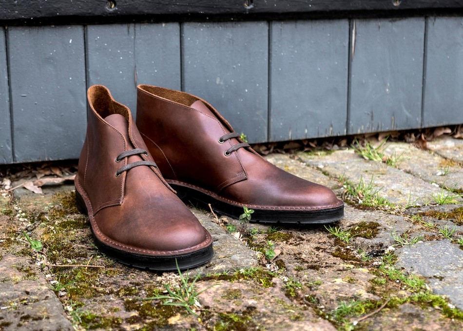Botas Chukka Solovair Gaucho Crazy Horse Hombre Marrones | 103-339-060