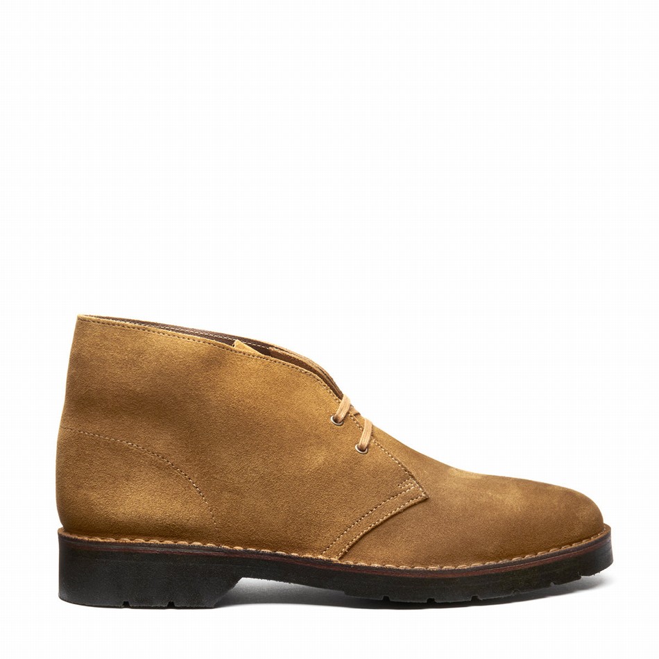 Botas Chukka Solovair Suede Hombre Marrones | 103-374-060