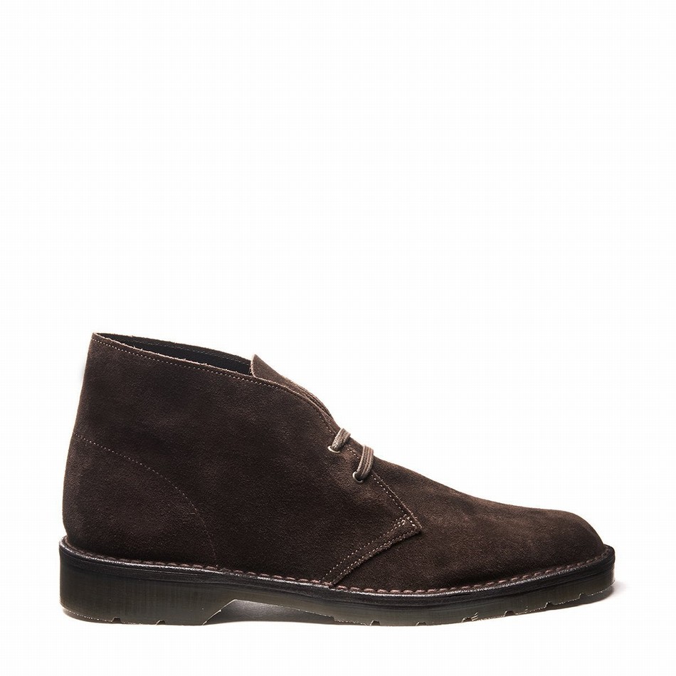 Botas Chukka Solovair Suede Hombre Marrones | 103-369-060