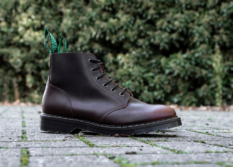 Botas De Astronauta Solovair Gaucho Crazy Horse 6 Eye Mujer Marrones | S6-969-CH-G-030