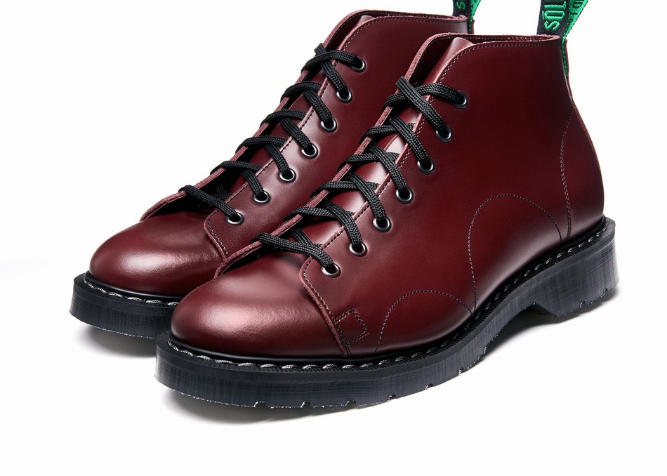 Botas De Mono Solovair Hi-Shine Mujer Rojas | S7-116-OX-G-030
