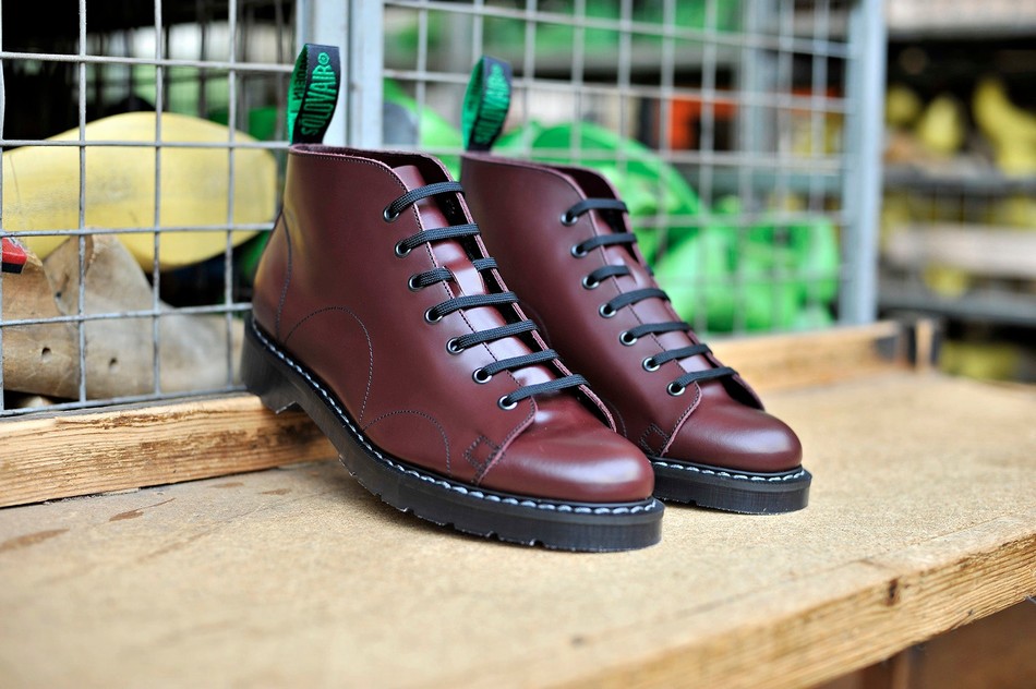 Botas De Mono Solovair Hi-Shine Mujer Rojas | S7-116-OX-G-030