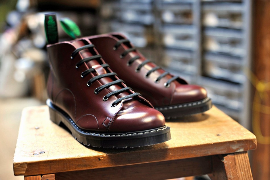 Botas De Mono Solovair Hi-Shine Mujer Rojas | S7-116-OX-G-030