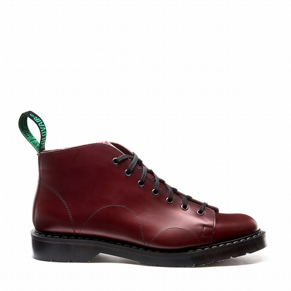 Botas De Mono Solovair Hi-Shine Mujer Rojas | S7-116-OX-G-030