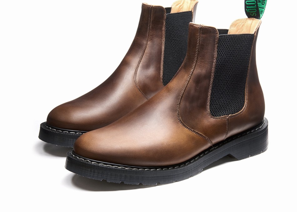 Botas Dealer Solovair Gaucho Crazy Horse Hombre Marrones | S0-900-CH-G-030