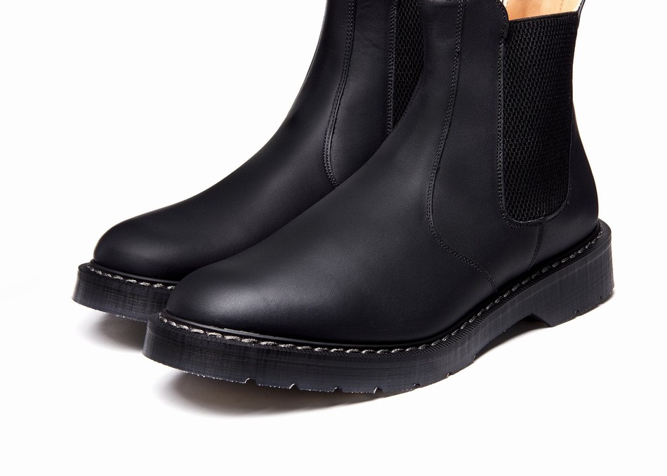 Botas Dealer Solovair Greasy Hombre Negras | S0-900-BG-G-030
