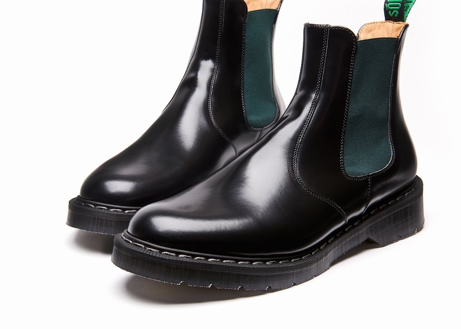 Botas Dealer Solovair Greasy Mujer Negras | S0-900-BK-GN-G-030