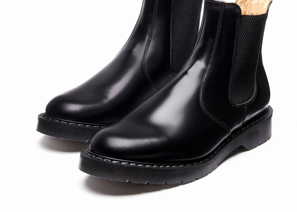 Botas Dealer Solovair Hi-Shine Mujer Negras | S0-900-BK-G-030