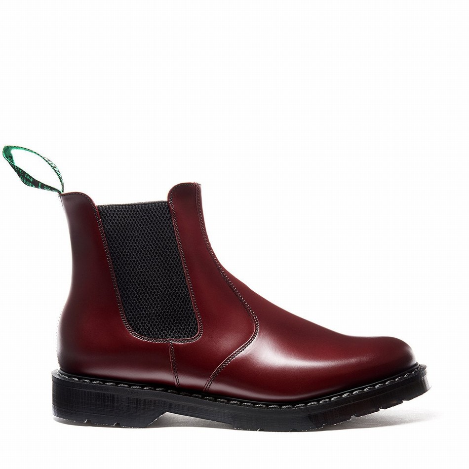 Botas Dealer Solovair Hi-Shine Mujer Rojas | S0-900-OX-G-030