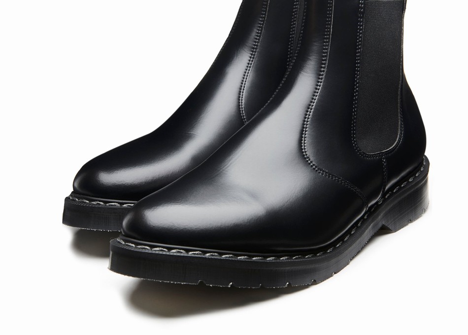 Botas Dealer Solovair Vegan Hi-Shine Hombre Negras | VS0-900-BK-SM-VEG-G-030