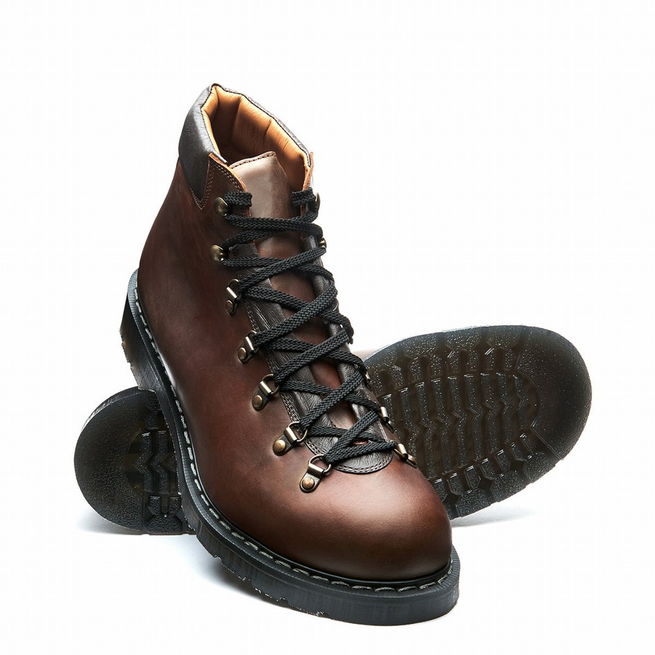 Botas de Montaña Solovair Gaucho Crazy Horse Urban Mujer Marrones | 455-016-030