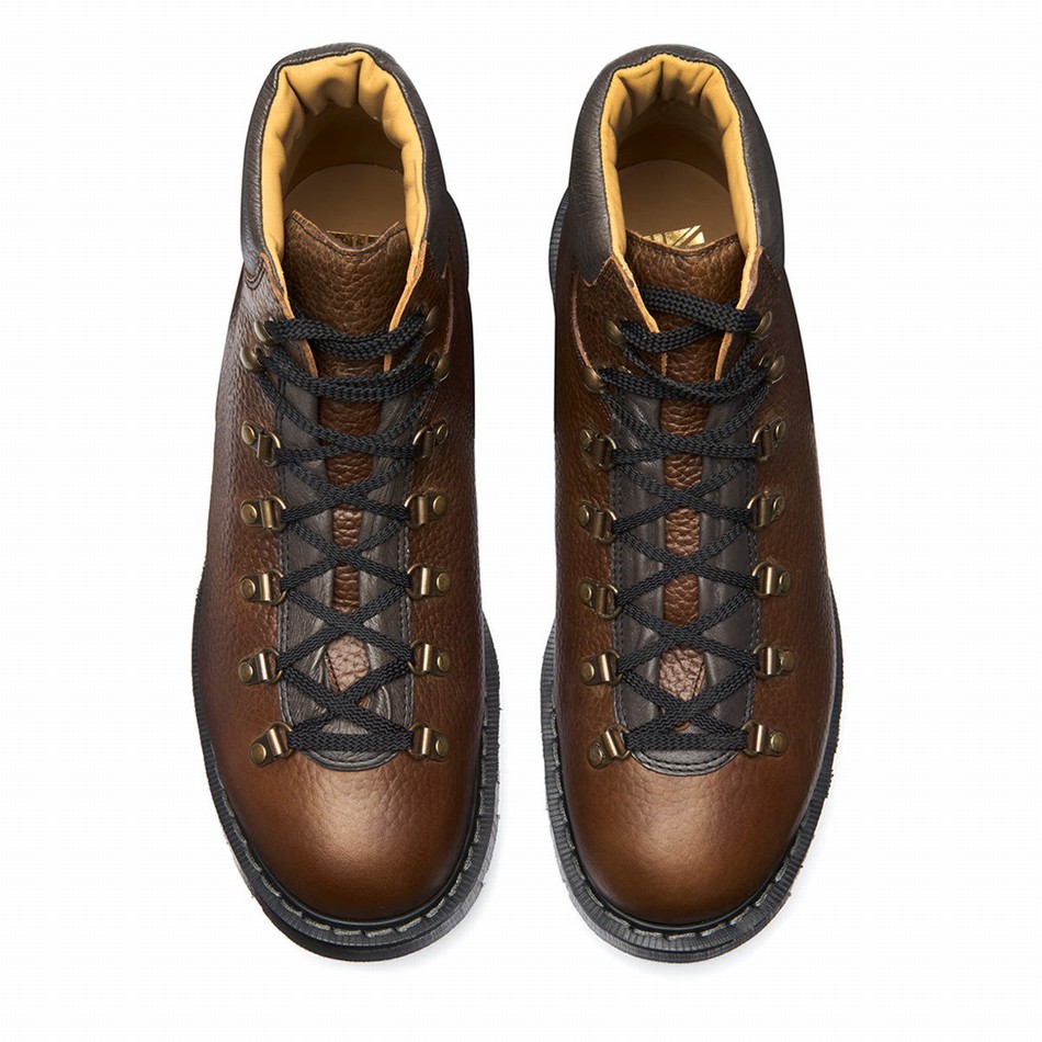 Botas de Montaña Solovair Grain Urban Hombre Marrones | 455-037-030