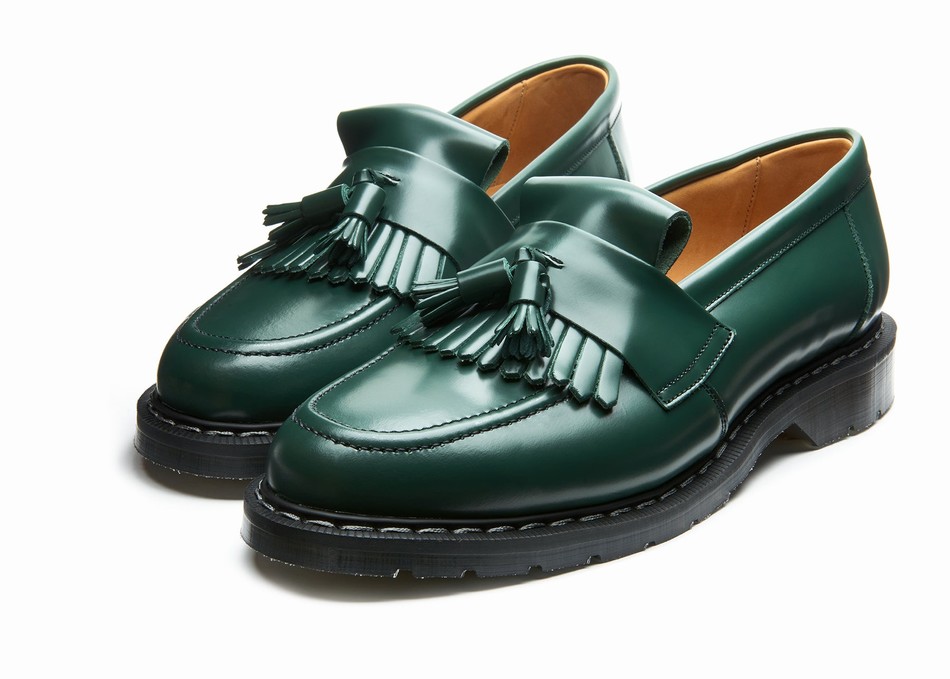Mocasines Solovair Hi-Shine Tassel Mujer Verde | S0-1022-GN-G-030