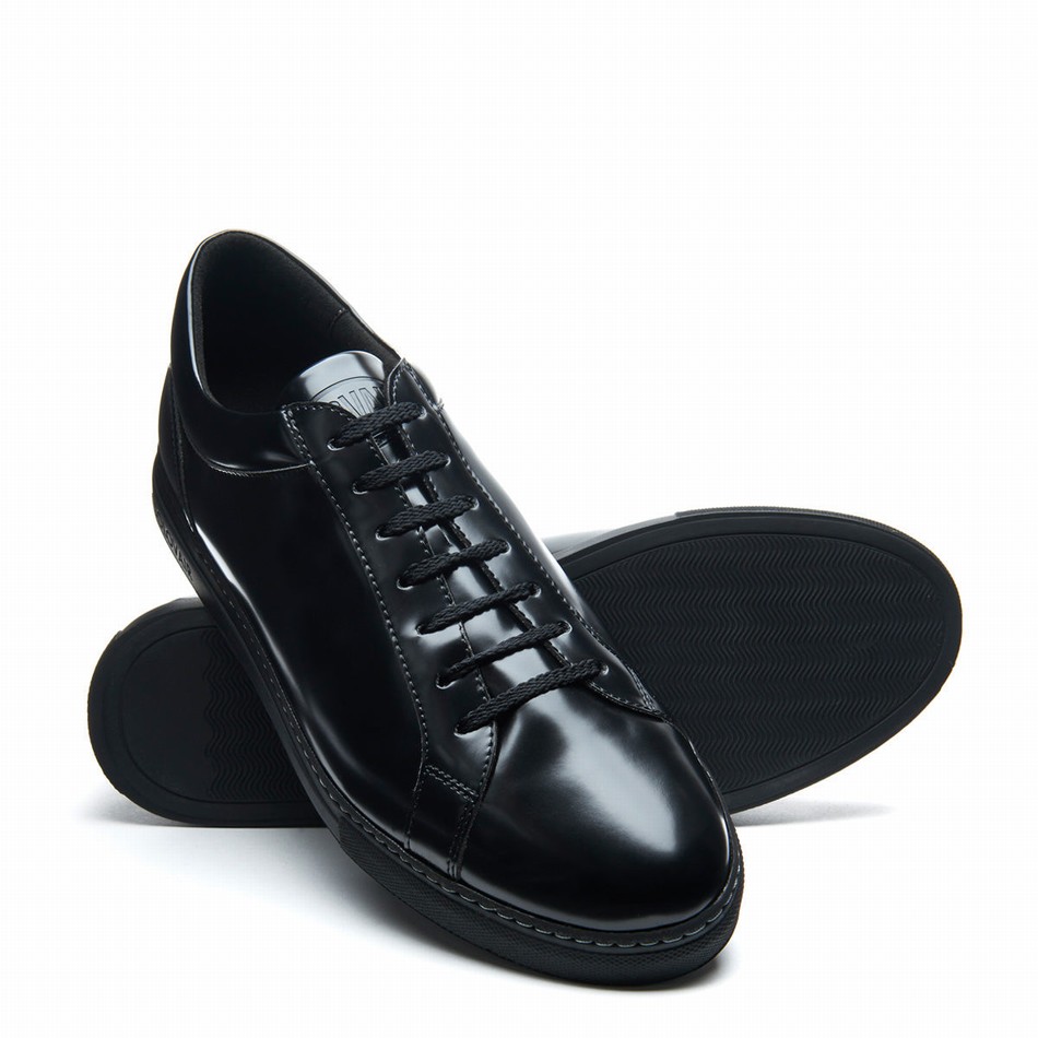 Zapatillas Solovair Vegan 070 Hombre Negras | VS7-070-BK-VEG-G-030