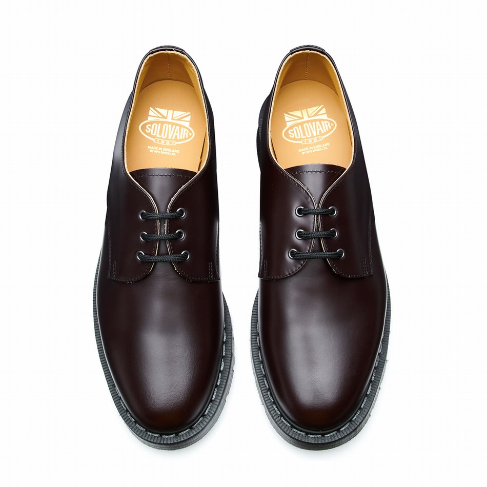 Zapatos Gibson Solovair Cordovan Hombre Burdeos | S3-995-COR-G-030
