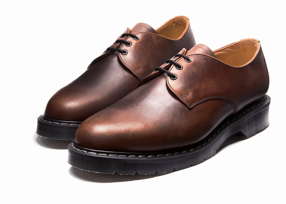 Zapatos Gibson Solovair Gaucho Crazy Horse Hombre Marrones | S3-995-CH-G-030