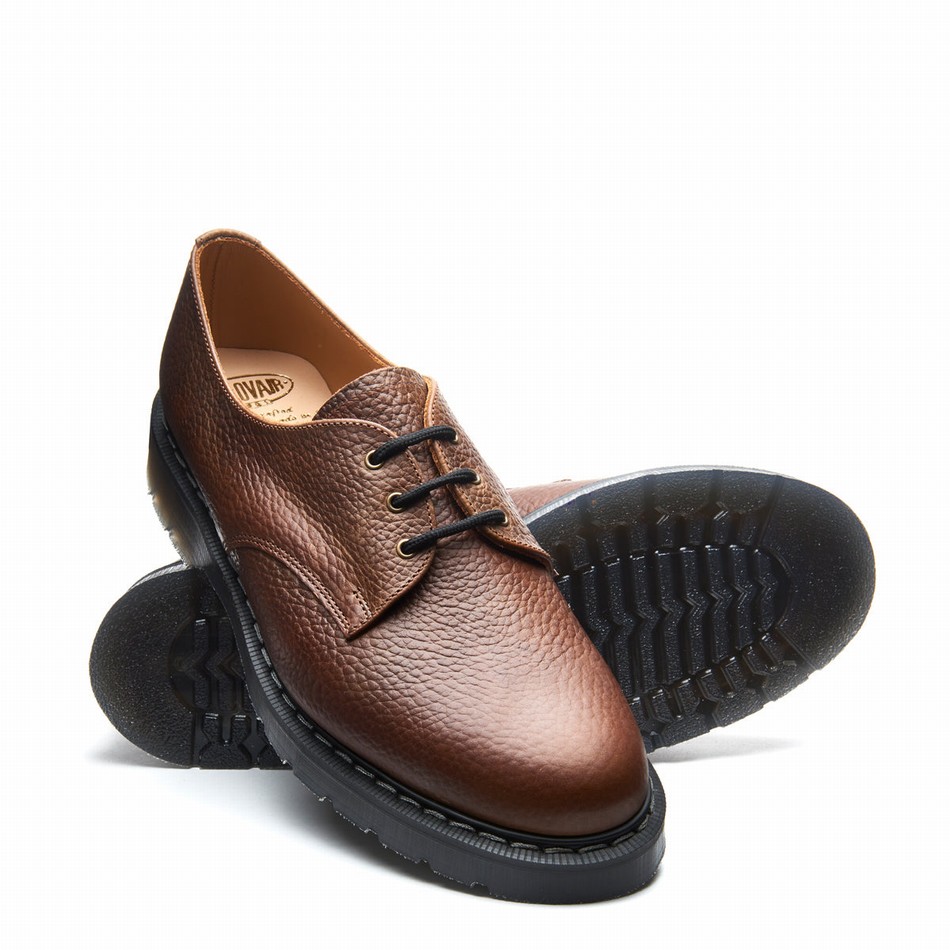 Zapatos Gibson Solovair Grain Hombre Marrones | S3-995-CH-SoftG-G-030