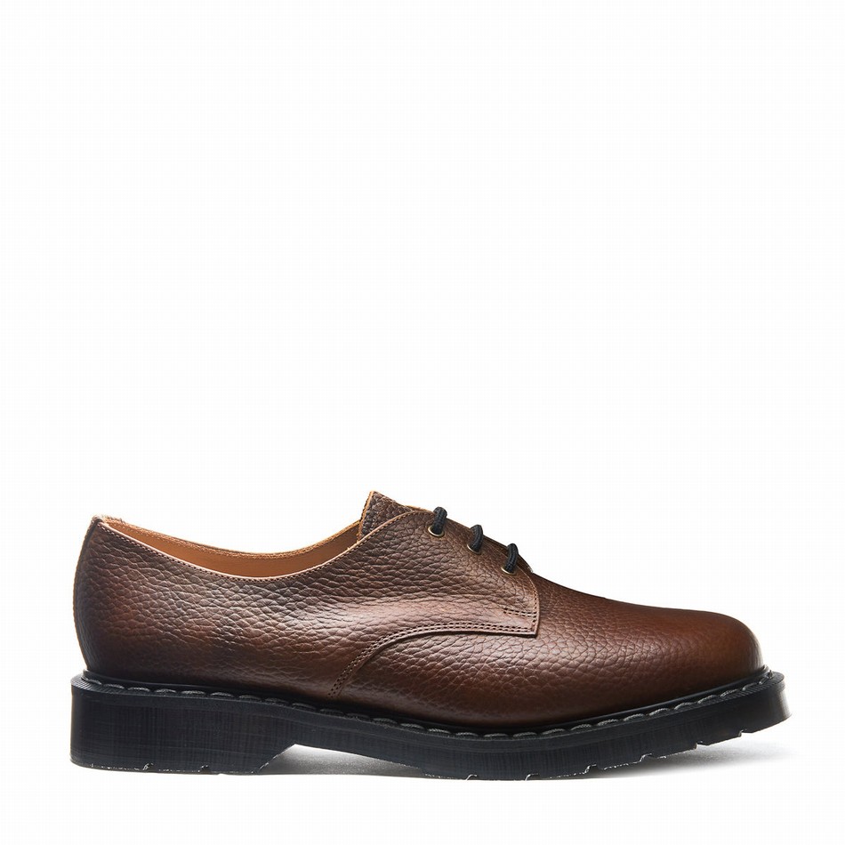 Zapatos Gibson Solovair Grain Hombre Marrones | S3-995-CH-SoftG-G-030