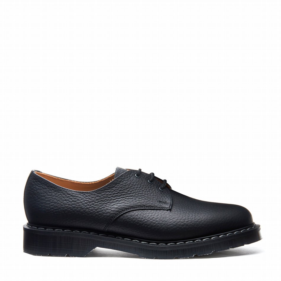 Zapatos Gibson Solovair Greasy Grain Hombre Negras | S3-995-BG-SoftG-G-030