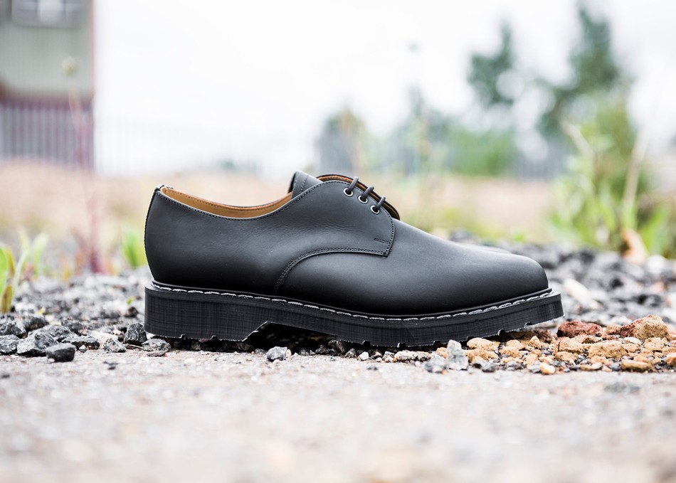 Zapatos Gibson Solovair Greasy Mujer Negras | S3-995-BG-G-030
