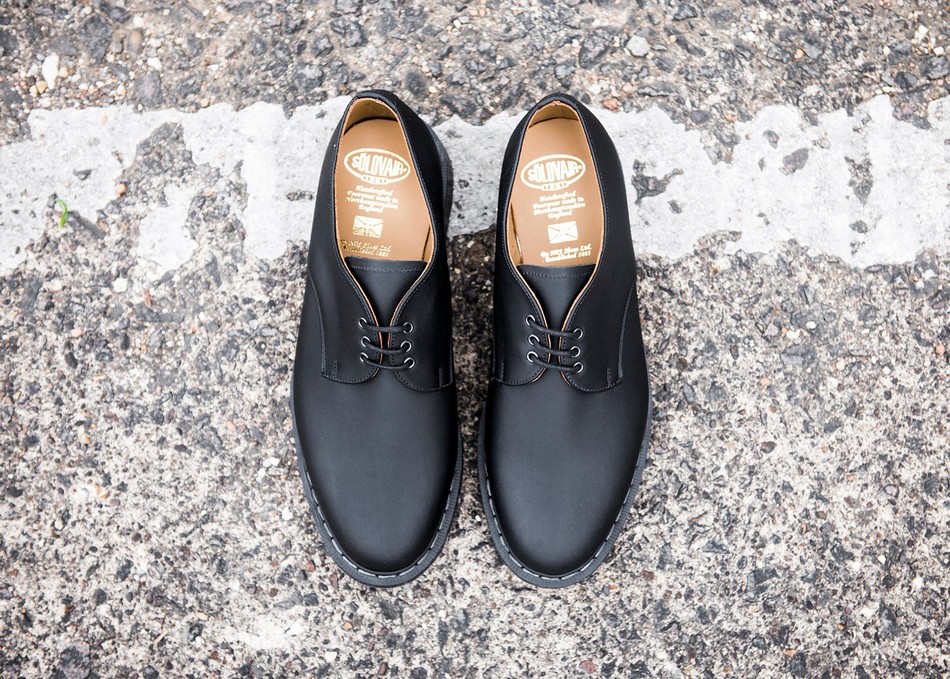Zapatos Gibson Solovair Greasy Mujer Negras | S3-995-BG-G-030