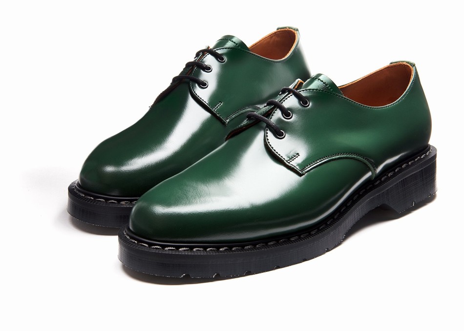 Zapatos Gibson Solovair Hi-Shine Hombre Verde | S3-995-GN-G-030