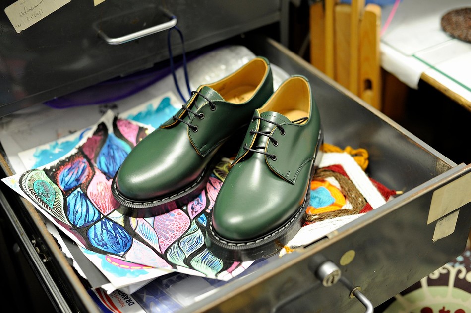 Zapatos Gibson Solovair Hi-Shine Hombre Verde | S3-995-GN-G-030