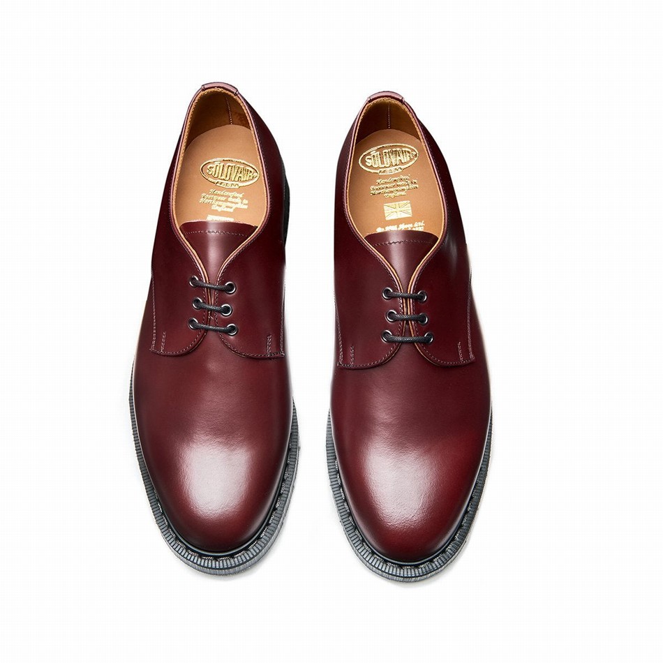 Zapatos Gibson Solovair Hi-Shine Mujer Rojas | S3-995-OX-G-030