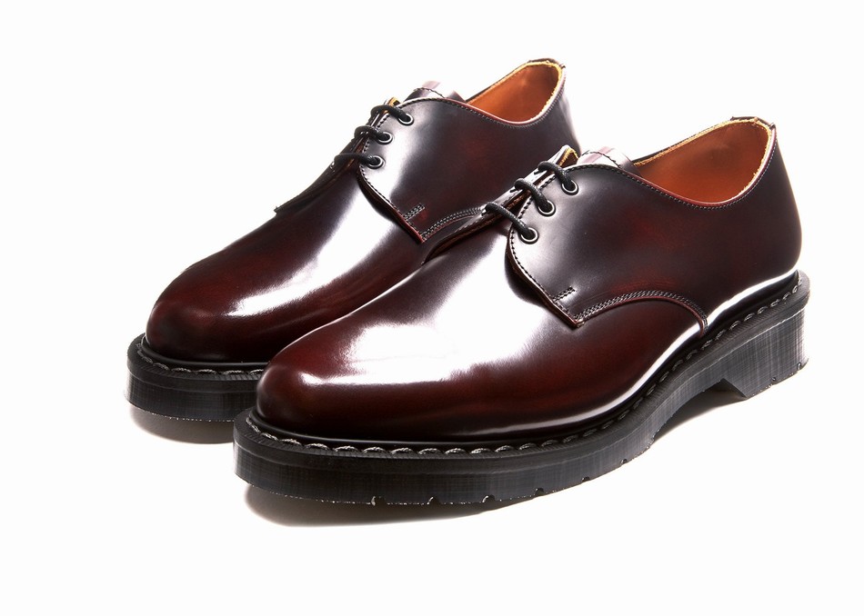 Zapatos Gibson Solovair Rub-Off Mujer Burdeos | S3-995-BUR-G-030