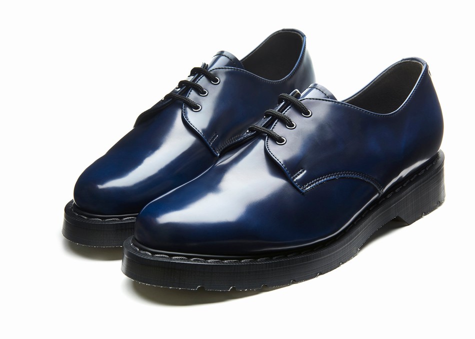 Zapatos Gibson Solovair Rub-Off Vegan Mujer Azul Marino | VS3-995-NV-RO-VEG-G-040