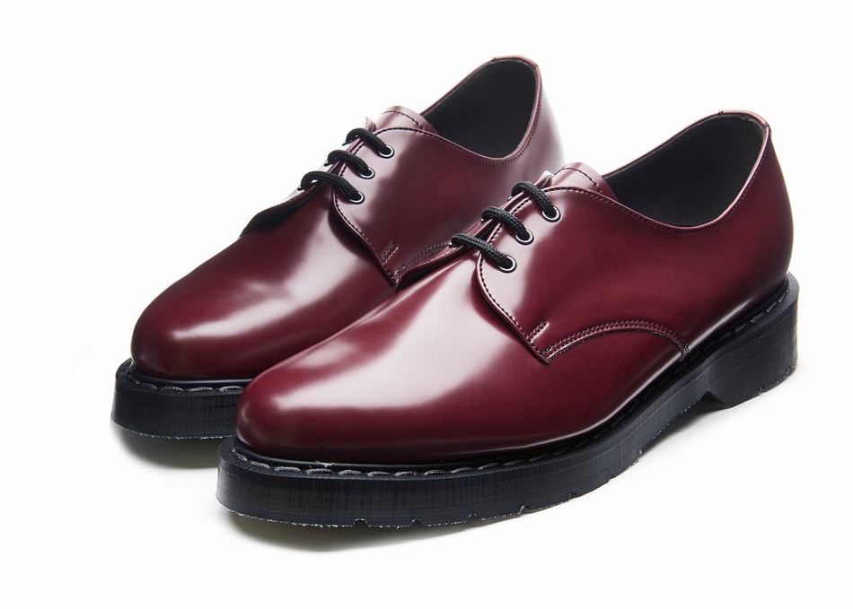 Zapatos Gibson Solovair Vegan Hi-Shine Mujer Rojas | VS3-995-OX-VEG-G-030